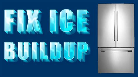 samsung fridge ice buildup on back wall|Samsung Refrigerator Repair